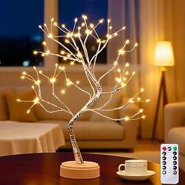Dekoleuchte,Lichterbaum,108 Led Baum Lampe,8 Modi