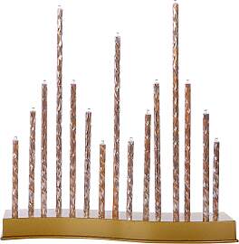 Dekoobjekt, gold (goldfarben), B:7cm H:31cm,