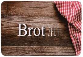 Dekor Frühstücksbrettchen "Brotzeit",