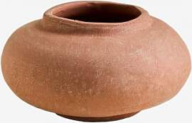 Dekorativer Terrakotta-vase Agnon Rot Sienna -