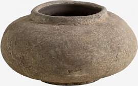 Dekorativer Terrakotta-vase Agnon Stein Braun -