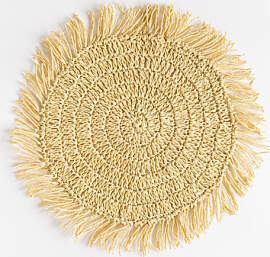 Dekorativer Tischset Neely Beige Creme - Sklum