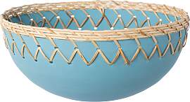 Dekoschale CREATIV HOME "Schale", aqua,