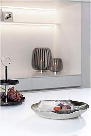 Dekoschale FINK "SHADOW, Schale", silber 