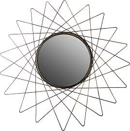 Dekospiegel "Equlips", gold