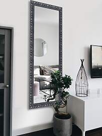 Dekospiegel MIRRORS AND MORE, silber (schwarz,