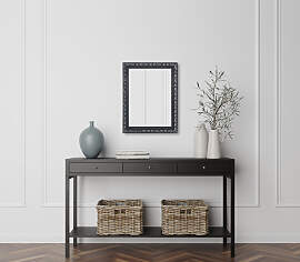 Dekospiegel MIRRORS AND MORE, silber (schwarz,