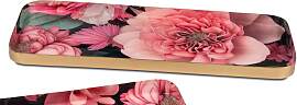 Dekoteller ROSENGARTEN rechteckig 16x40cm rosa