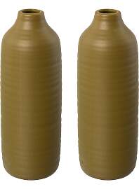 Dekovase CREATIV DECO, gelb (senf), H:30,01cm