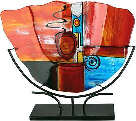 Dekovase GILDE GLAS ART "New Life 1",