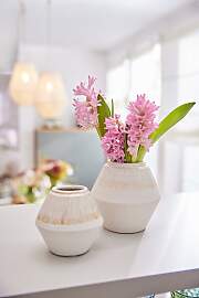 Dekovase HOME AFFAIRE, grün (hellgrün), Keramik, 