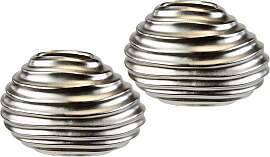 Dekovase I.GE.A. "Keramik-Vase", silber