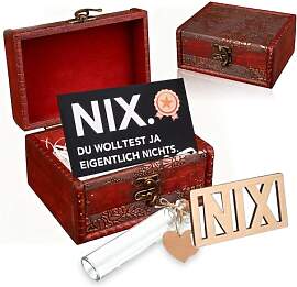 DELAIHUIL Nix Geschenk Zum Geburtstag 7Pcs Lustige 