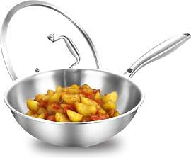 DELARLOCHEF Edelstahl Pfanne 24cm