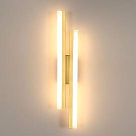 DELIPOP LED Wandleuchte Schwarz, 18W Wandlampe