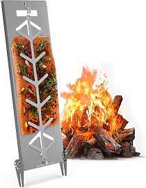 Delixike Flammlachsbrett | Extra breit 18cm Fisch