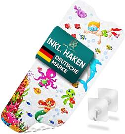 Delluxia Badewannenmatte Kinder rutschfest inkl.