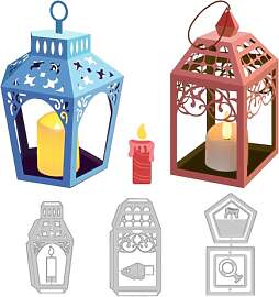 DELORIGIN 3D Lampenschirm Stanzformen Laterne
