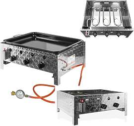 DEMA Gasbräter mit 3 Flammen – Leistungsstarker 