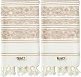 DEMMEX Bio-Türkische Baumwoll-Handtücher im