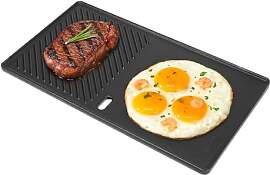 Denmay 43,5cm x 23,5cm Gusseisen Grillplatte für