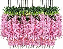 Denxahao Kunstblumen künstliche Glyzinien Blumen, 