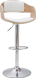 Design-Barhocker EUSTACHE höhenverstellbar weiß