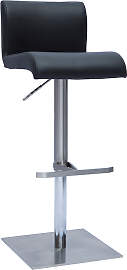 Design-Barhocker höhenverstellbar schwarz