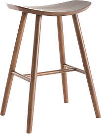 Design-Barhocker Nussbaum 65cm DEMORY