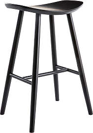 Design Barhocker schwarz 72 cm DEMORY