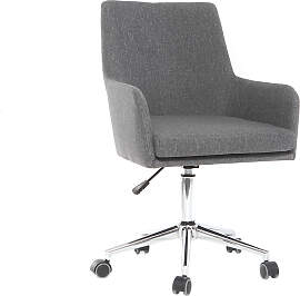 Design-Bürosessel Stoff Anthrazitgrau SHANA