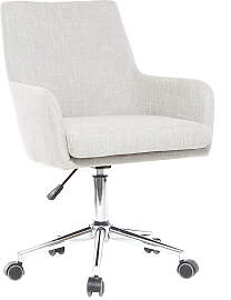 Design-Bürosessel Stoff Grau SHANA