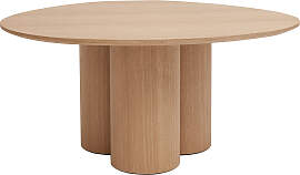 Design-Couchtisch aus hellem Holz HOLLEN