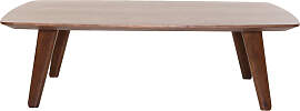Design-Couchtisch Nussbaum FIFTIES