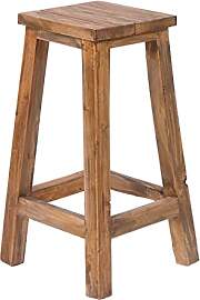 DESIGN DELIGHTS Holz BARHOCKER Nippo | 70x35 cm,