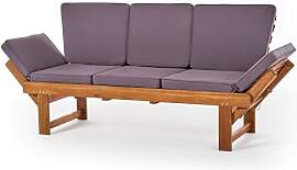 DESIGN DELIGHTS Holz GARTENBANK | 202cm, Akazie |