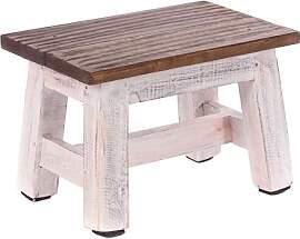 DESIGN DELIGHTS Holz HOCKER Monte | 30x20x21 cm