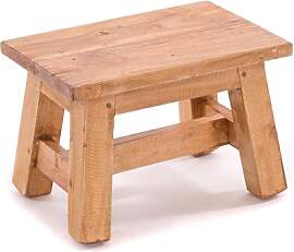 DESIGN DELIGHTS Holz HOCKER Monte | 30x20x21 cm