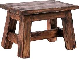 DESIGN DELIGHTS Holz HOCKER Monte | 30x20x21 cm