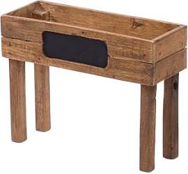DESIGN DELIGHTS Rustikale Holz Pflanzkiste Basilic 