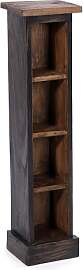 DESIGN DELIGHTS RUSTIKALES Holz CD Regal CD Tower