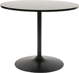 Design-Esstisch rund Schwarz D90 CALISTA