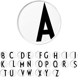 Design Letters Buchstaben Teller Weiß (A-Z) |