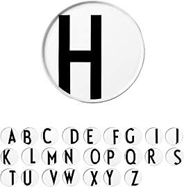 Design Letters Buchstaben Teller Weiß (A-Z) |