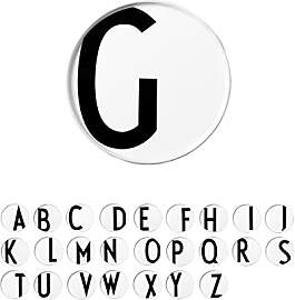 Design Letters Buchstaben Teller Weiß (A-Z) |