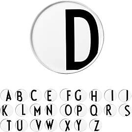 Design Letters Buchstaben Teller Weiß (A-Z) |