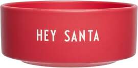 Design Letters Snackschale Hey Santa | Porzellan