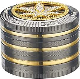 Design Metall Bling Leaf Grinder-Kräutermühle -