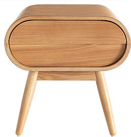 Design-Nachttisch Eschenholz 1 Schublade BJORG