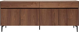 Design-Sideboard mit Walnussfurnier L180 cm BLISS